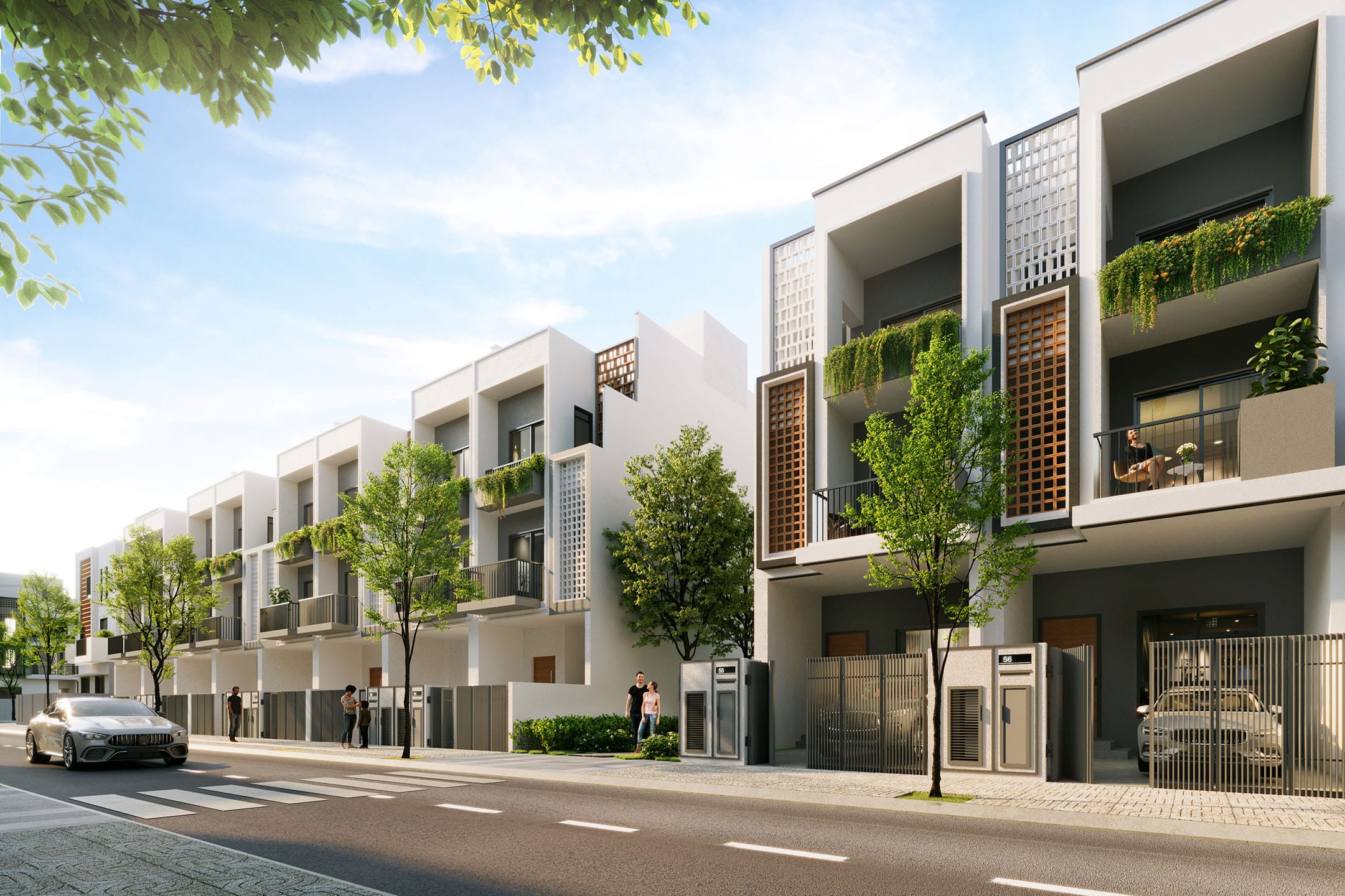 Nhà phố 2 dự án The Meadow - Gamuda Land